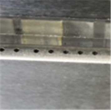 AISI-304 Stainless Steel : Micro-Drilling on curved surface